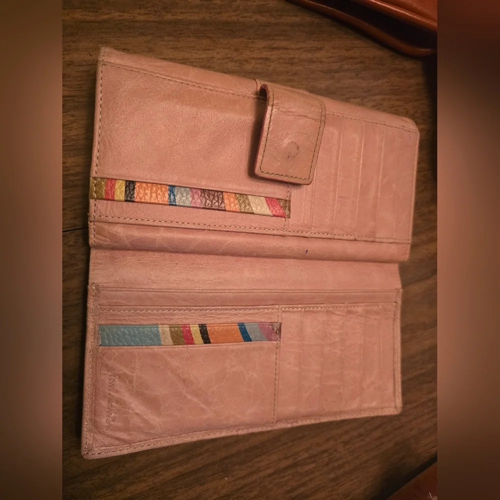 Paul Smith Blush Pink Leather Vintage Wallet